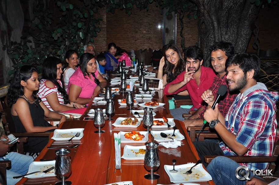 Oohalu-Gusagusalaade-Team-Gift-To-Radio-Mirchi-Contest-Winner